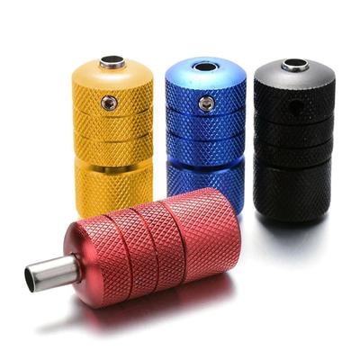 25MM Liga de Alumínio Tatuagem Grip com Haste Traseira 25mm Alça Grip Tatuagem Tubo Ponta Kit Multi Cor