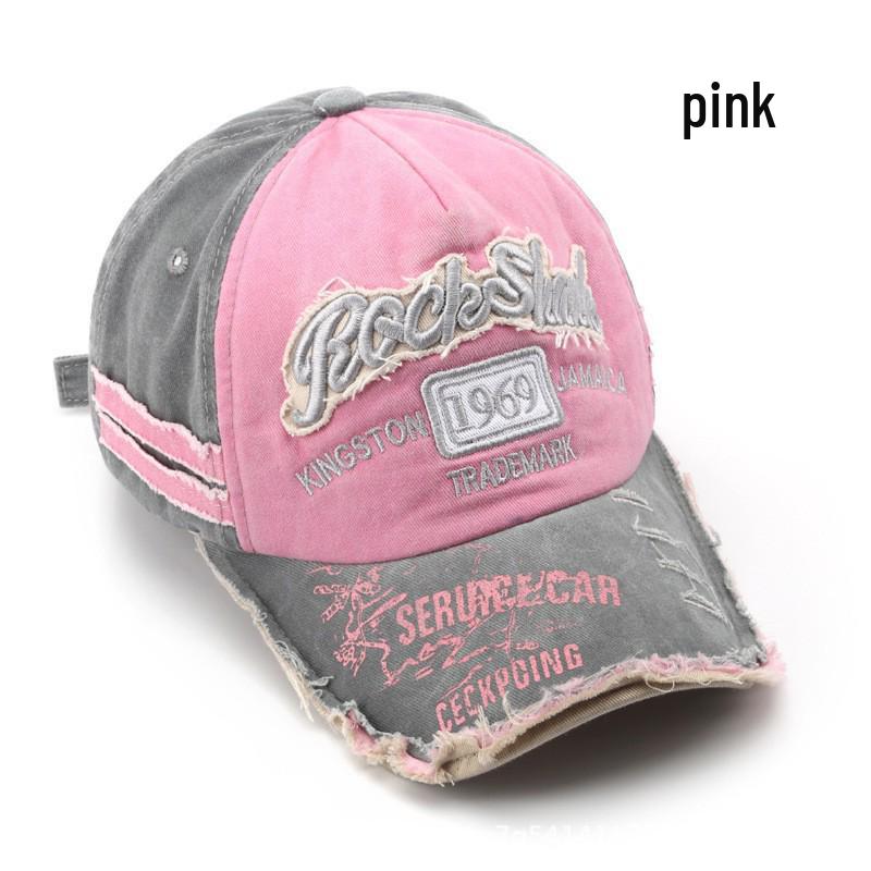 Retro Amerikanische Street Duckbill Baseballkappe mit großem Schirm & weichem Oberteil - Waschbar für Damen & Herren