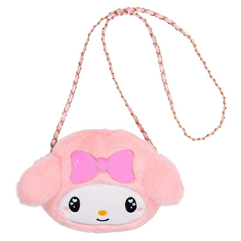 Sanrio My Melody Face-Shaped Fur Bag Japan NEW Sanrio Characters