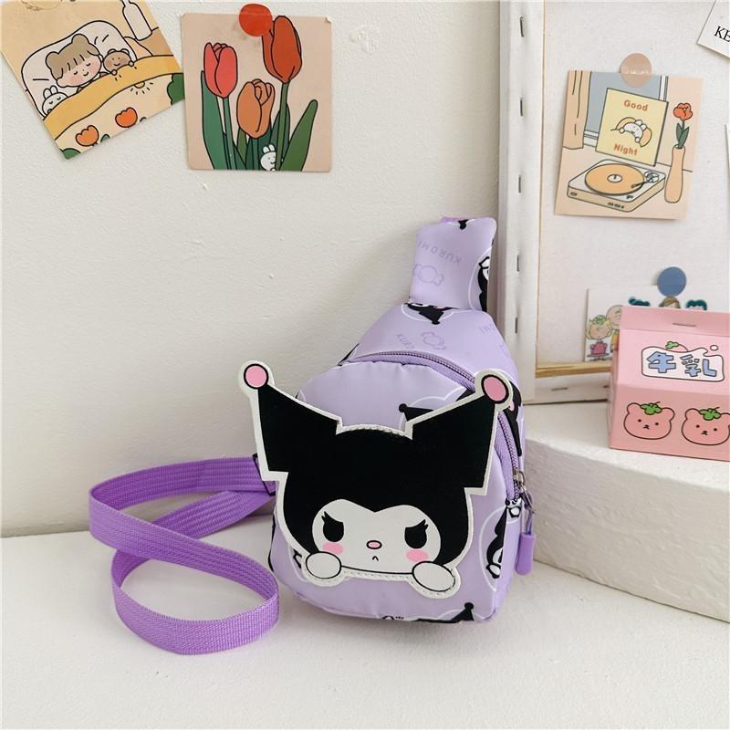 Trendy Cute Cartoon Kids Backpack Lightweight Anime Crossbody Bag For Boys And Girls