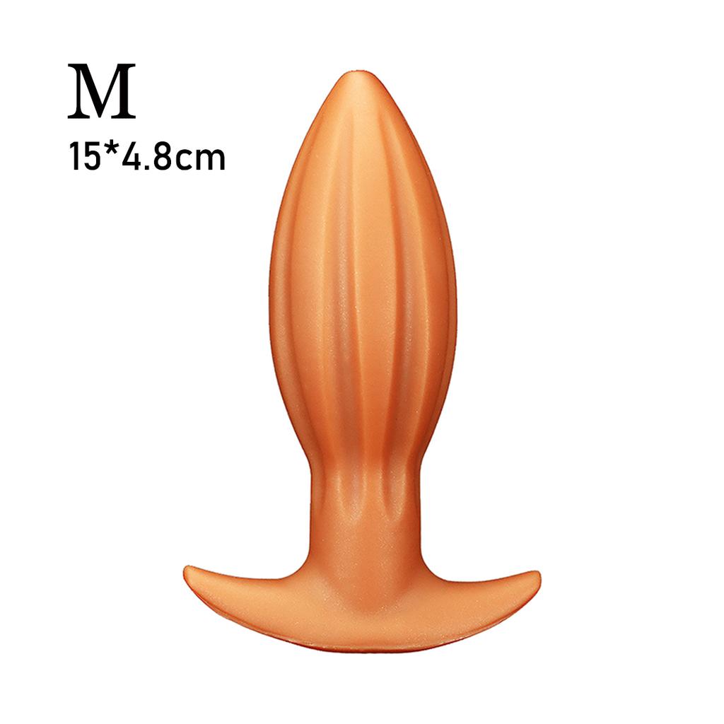 Medical Liquid Silicone Huge Anal Plug Dildos Soft Anal Dilator Penis Stimulate Vagina Anus Sex Toys Big Butt Plug Masturbator