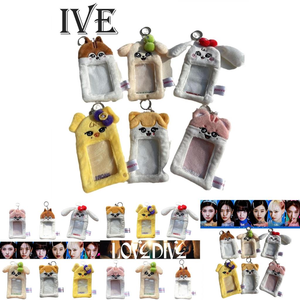 Ive Minive Pop-up Store Plush Card Holder Protective Case