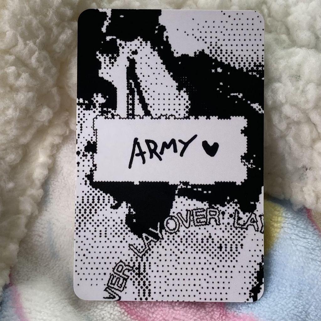 [USED] BTS Taehyung Layover V Bonus Sanok Trading Card