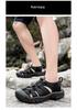 Herren Sommer-Sandalen für draußen, geschlossen, dicke Sohle, große Größen, lässige Strandschuhe
