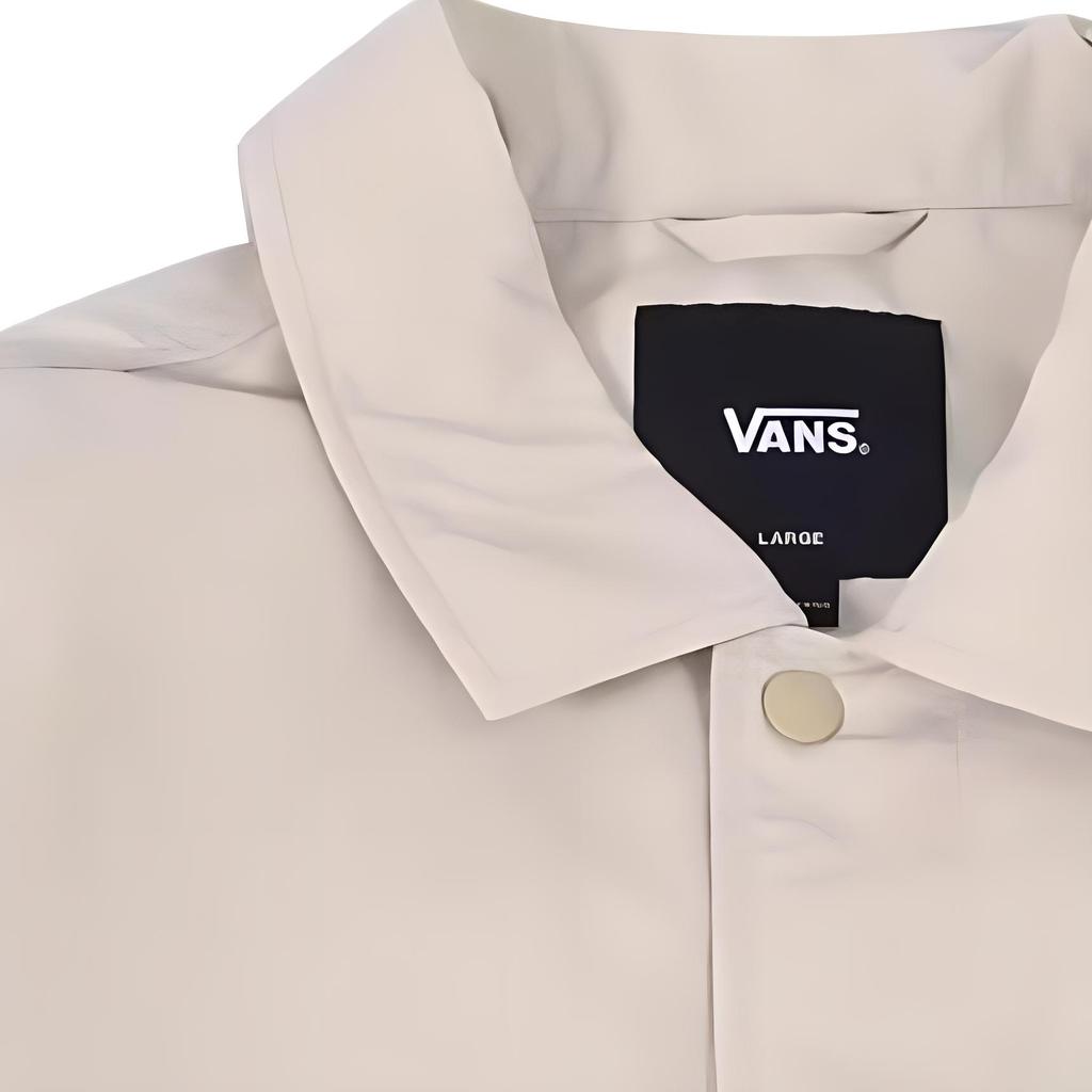 Vans SS24 Polo Collar Multi-Pocket Work Jacket Men Jackets Off-White VN000GNP2N1