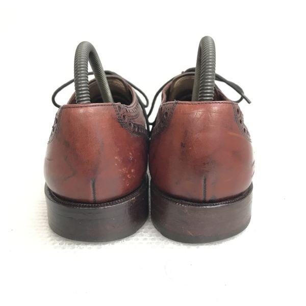 SAX Italy leather short chukka boots brown 27.0-28.0(USED)