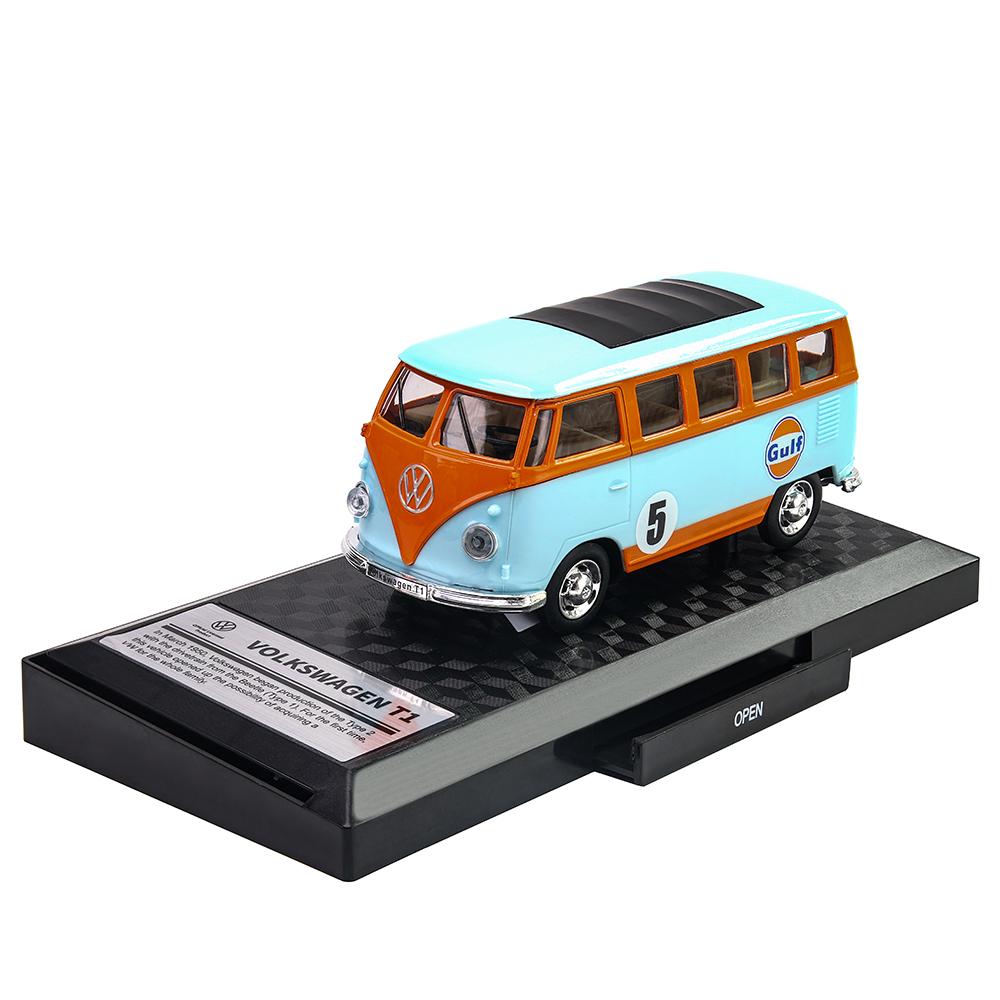 1/30 T1 Tankstelle Auspuff Typ Automodell Kinderauto Tod Spielzeugauto Todesstation Modell Licht Zurückziehen Funktion