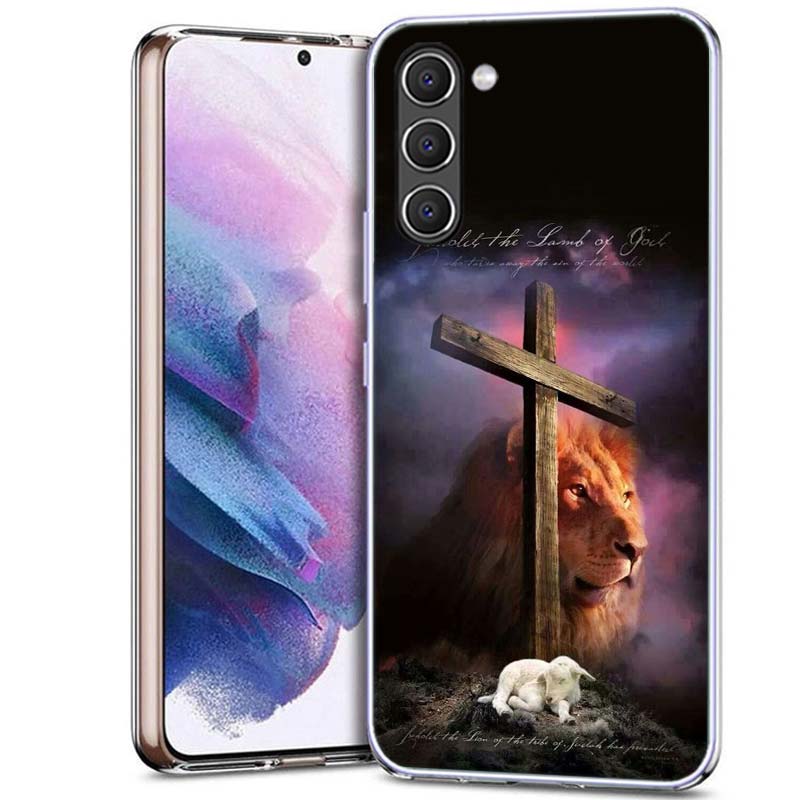Lion Alpha Male Cub Phone Case for Samsung A16 A17 A26 A36 A37 A56 A57 A12 A22 A32 A52S A07 A06 A02S A72 Galaxy A70 A50S A71 A51