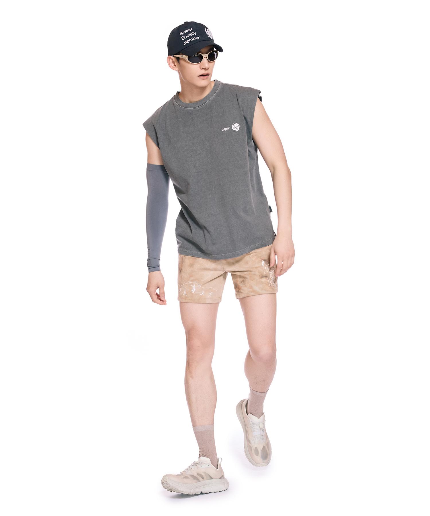 Ago Washed Tank Charcoal Charcoal/2