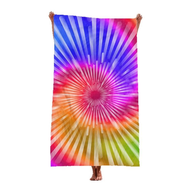 Alliance Messenger Tie-Dye Beach Towel & Mat