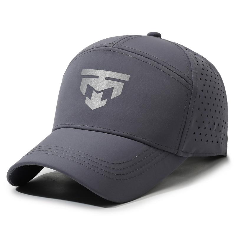 Summer Alphabet Baseball Cap Soft Top Breathable Sunscreen Sun Hat Men S Outdoor Casual High Top Cap Adjustable серый