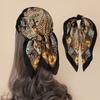 High-End Small Square Scarf Fashion Printed Silk Scarf Cashew Nut Silk Scarf Women Spring And Summer Retro Neck Silk Scarf Women