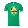 Born To Skate Graphic Unisex T Shirt With Skateboard Design Casual Everyday Tees