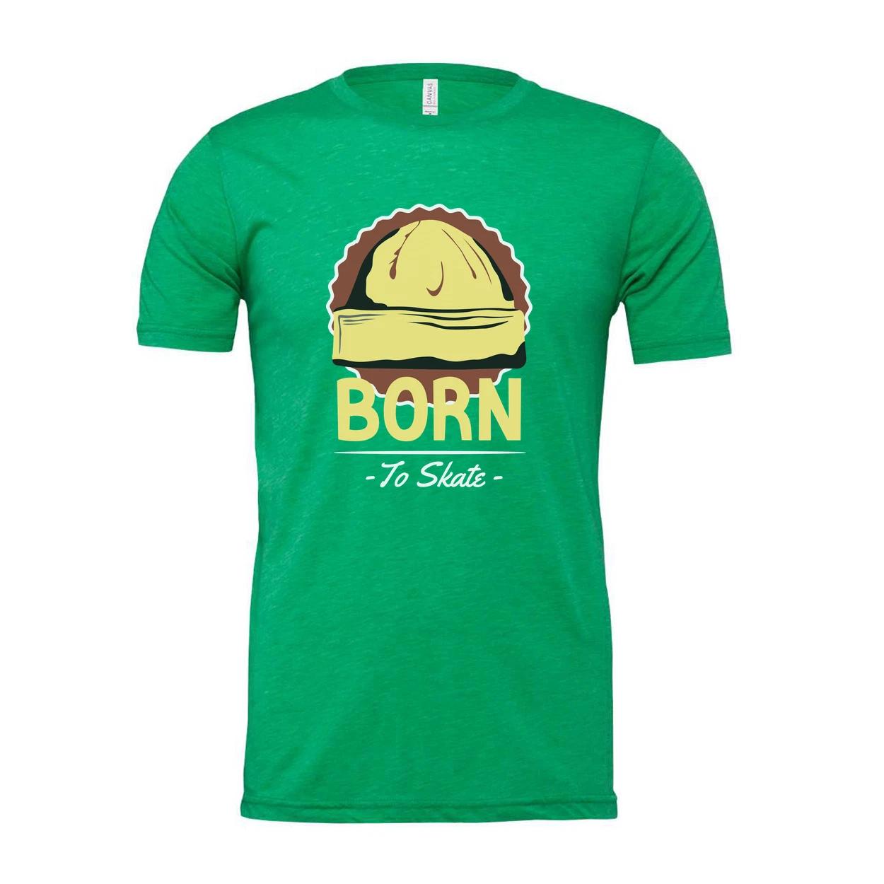 

Born To Skate Graphic Unisex T Shirt With Skateboard Design Casual Everyday Tees 4XL
