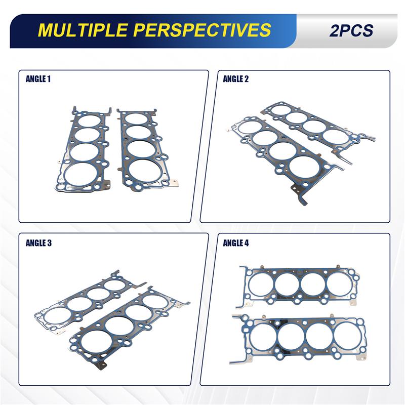 A58X-Cylinder Head Gasket Left & Right For Ford Expedition Explorer F150 F350 4.6L 5.4L 2004-2014 7L3Z6051A, 7L3Z6051B