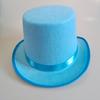 Sombrero de Copa de Mago para Cosplay Fieltro Gorro de Mago Accesorio para Disfrazar Adultos Adolescentes