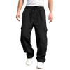 Spring And Autumn New Trendy Solid Color Men's Overalls Loose Straight Casual Trousers Men's Overalls Pocket Pants Large Size