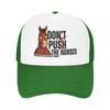 Summer Cooling Dont Push The Horses Funny Meme Quote Mesh Caps Men Women Adjustable Foam Trucker Hats For Casual Wear