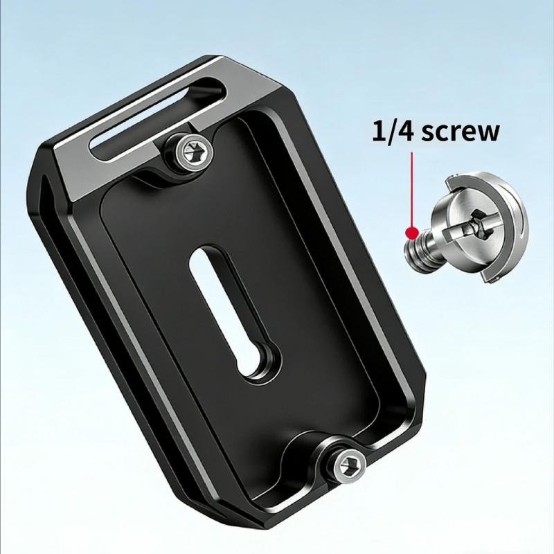 38mm Arca Standard Quick Release Plate For Tripod Ball Head With Anti Slip Rubber Pad And Precise Positioning Marks