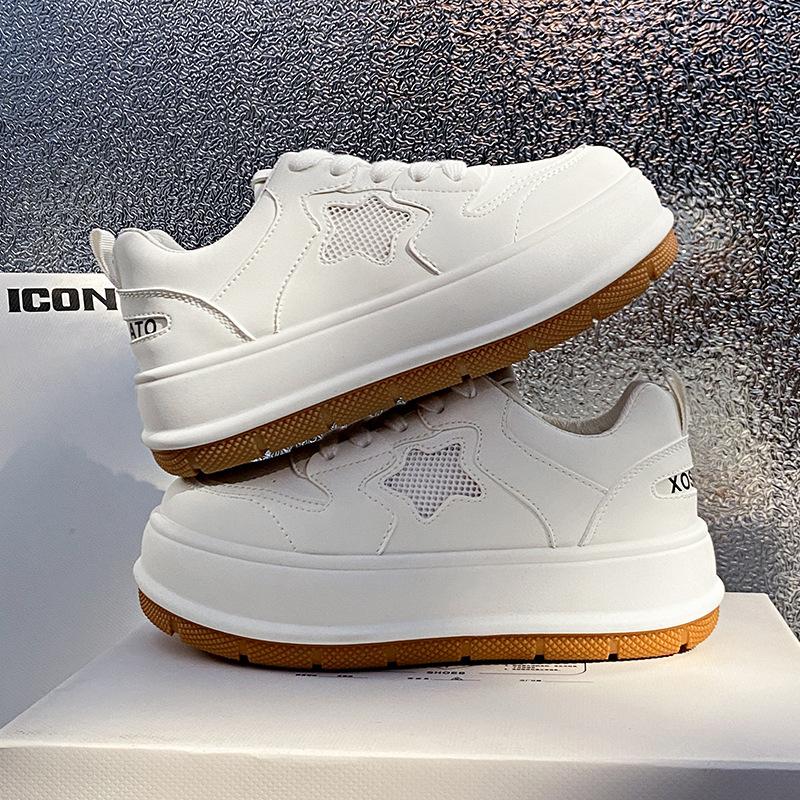 Summer Ins Breathable Little White Shoes Female Students Platform Versatile Casual Sports Board Shoes