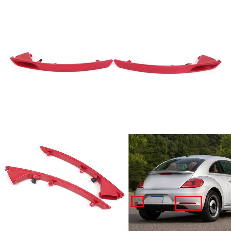 Car Rear Bumper Reflector Left/Right Bumper Trim 5C5945701B Reflector Light Cover for 5C 2012-2015