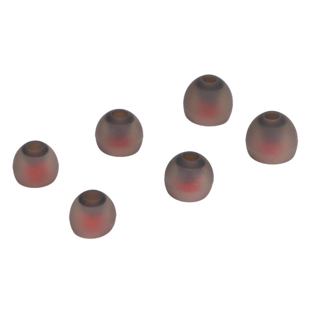 6Pcs Earbud Tips Replacement Ergonomic Noise Reduction Earbuds for 3.8‑5.8mm Earbuds