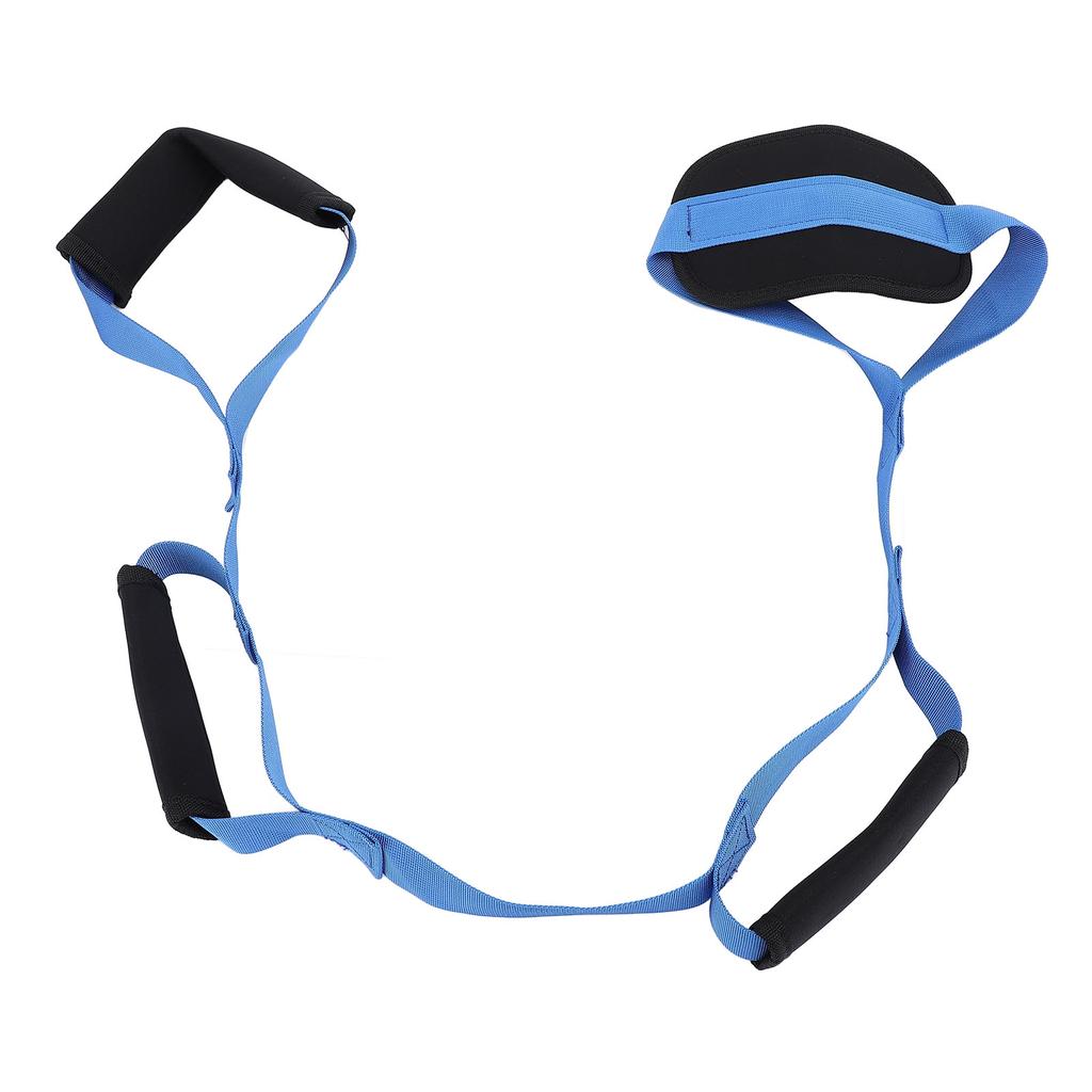 Leg Lifter Strap Anti Slip with 3 Handles Foot Lift Assist Pull Strap for Bed Wheelchair Car 44.9in