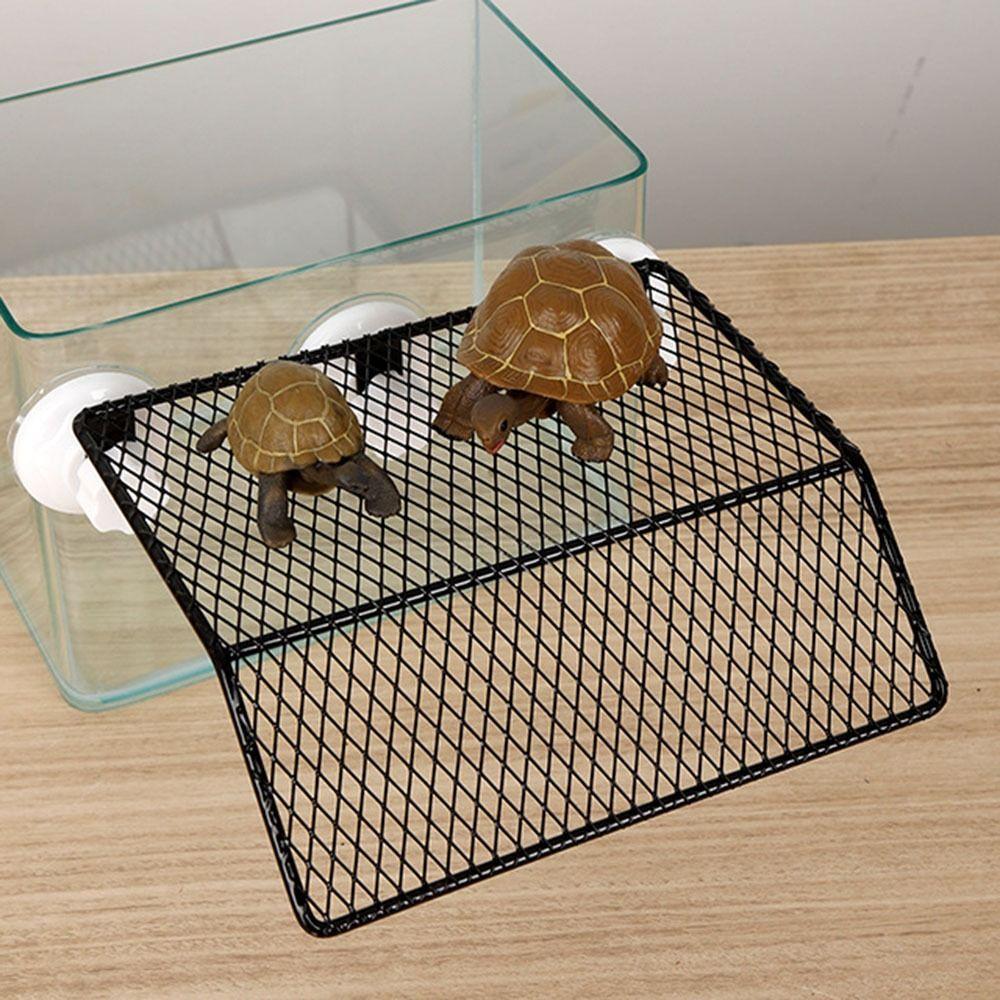 Wall-Mounted Turtle Basking Platform Adjustable Height Reptile Resting Platform  Aquarium