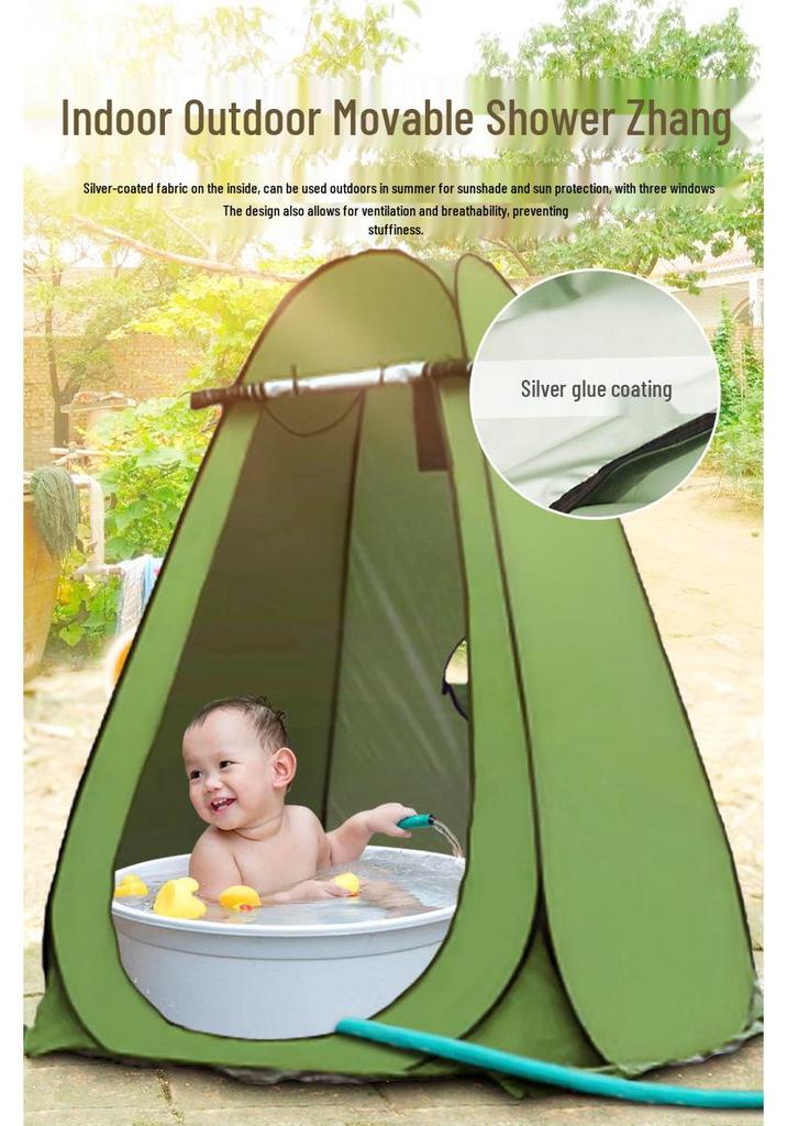 Portable Outdoor Shower & Privacy Shelter for Camping