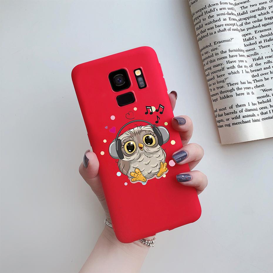 Fashion Daisy Flower Cute Silicone Cartoon Phone Case for Samsung Galaxy S9 S9 Plus Samsung S 9 Samsungs9 Plus S9plus Case Cover