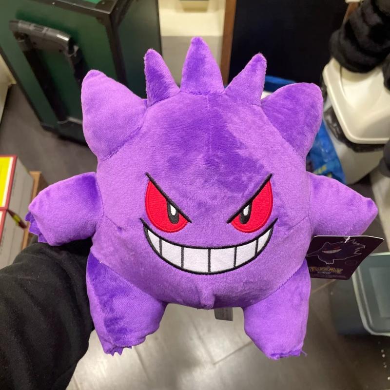 Adorable Gengar Plush Toy Stuffed Anime Doll Pokemon Ghost Type Purple Gengar Plushie Gift Fans