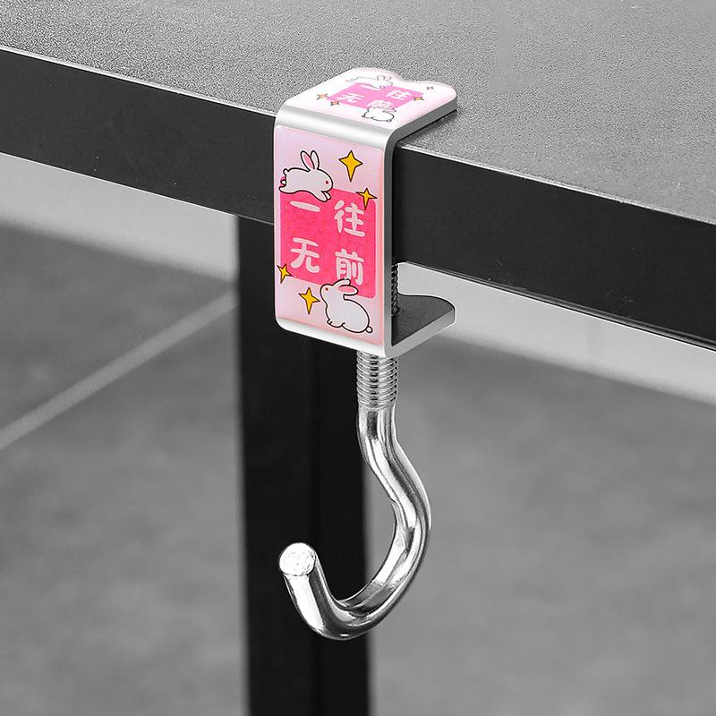 

Портативний підвісний гачок для сумки Студентський стіл Бічні тримачі для шкільних ранців Знімні полиці для зберігання сумок Багатофункціональні регульовані гачки