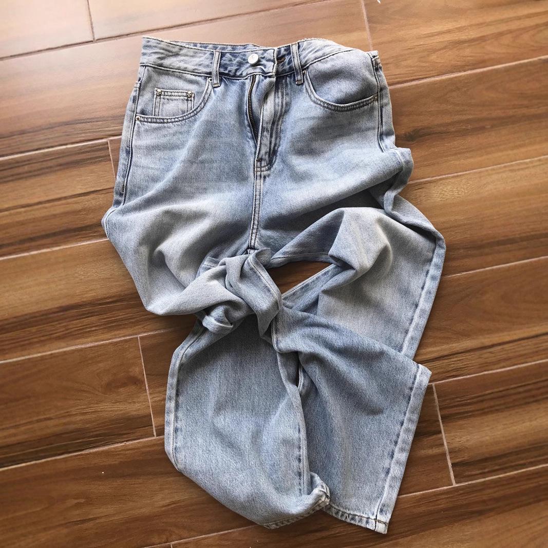 

Clearance: No Returns or Exchanges **-** Hyuna Style Tencel Cotton High-Waisted Straight-Leg Dad Jeans 26 (In Stock)