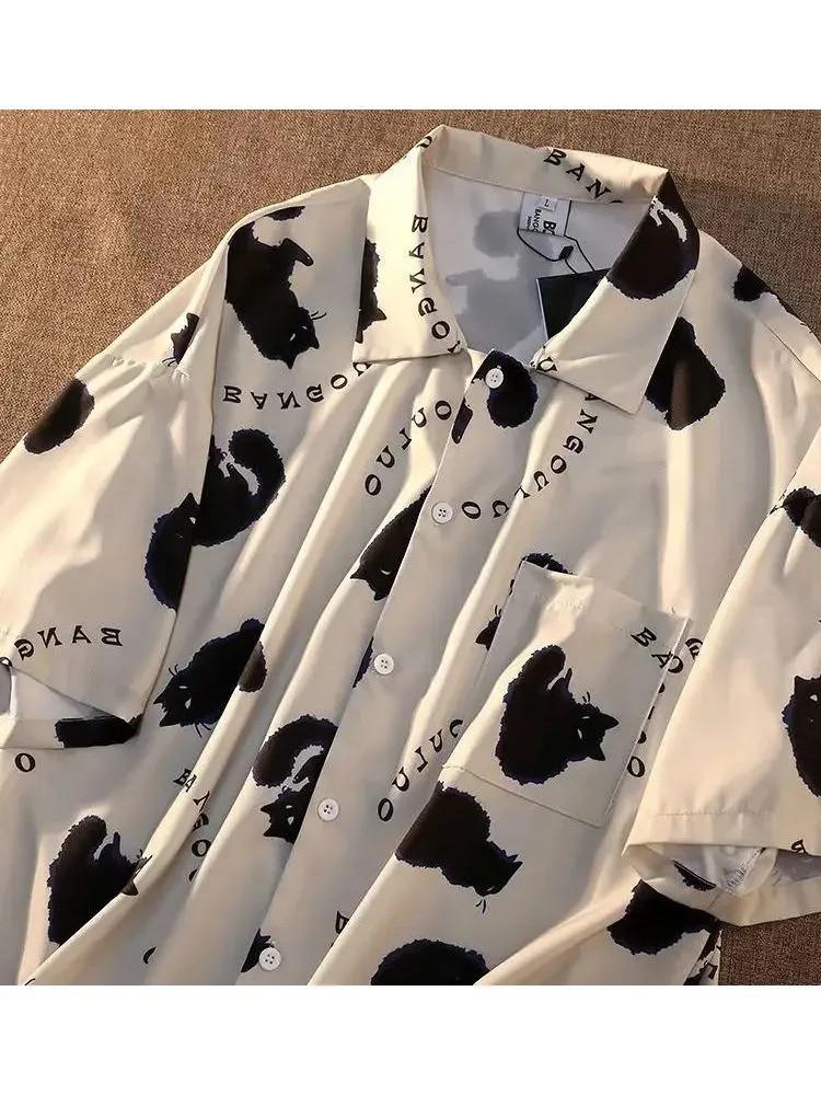 Men's Summer Short Sleeve Cute Shirt