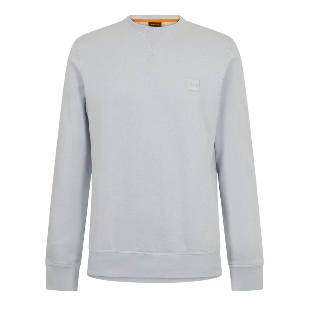 Boss Mens Westart Premium Cotton Crew Neck Sweatshirt