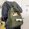 Schoolbag [1st Grade Ridge Protection] Corduroy Cartoon Animal School Bag Primary School Wholesale School Bag 1st Grade Ridge Protection