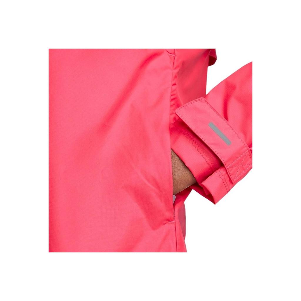 Nike Solid Color Hooded Zip-Up Casual Long Sleeve Jacket Women jackets Magenta FB7451-648