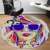 1PC Taylor Swift Office Round Rug, Non-slip, Soft and Durable Office Rug for Interior Decoration, Perfect for Office, Beautiful Decoration