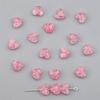 Colorful Acrylic Small Peach Heart Burst Flower Beads Cracked Beads Loose Beads Handmade DIY Hand String Beads Bracelet Accessories Materials