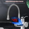Home Instant Electric Hot Water Faucet - 3-Second Rapid Heating Tap for Kitchen Sink with Adjustable Temperature Control