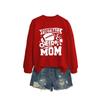 Football Cheer Mom Plus Size Loose Comfortable Hoodie
