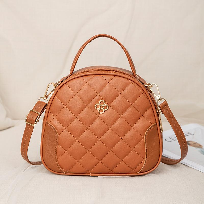 Popular Small Bag Texture Foreign Style Rhombus Women's Bag 2025 New Trendy Fashion Versatile Mini Shoulder Messenger Bag