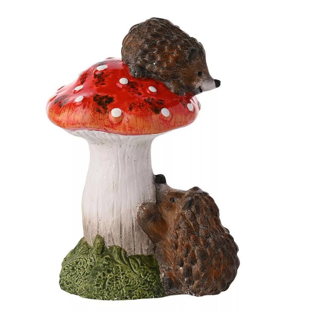 Country Living Hedgehogs & Toadstool Ornament