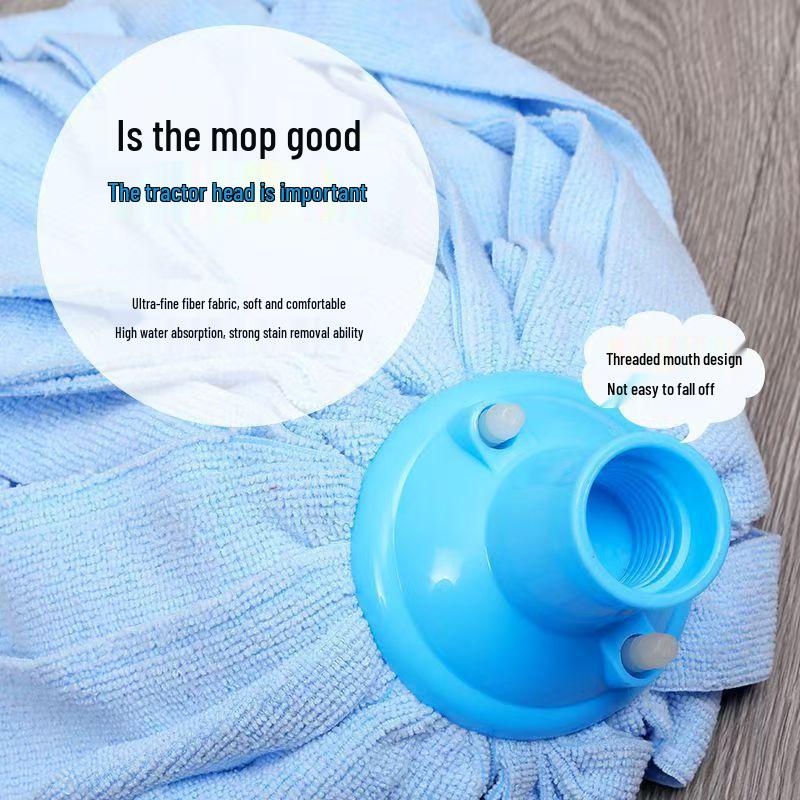 Ultrafeine Faser-Wischmopp für Trocken- und Nassreinigung mit Edelstahlstiel