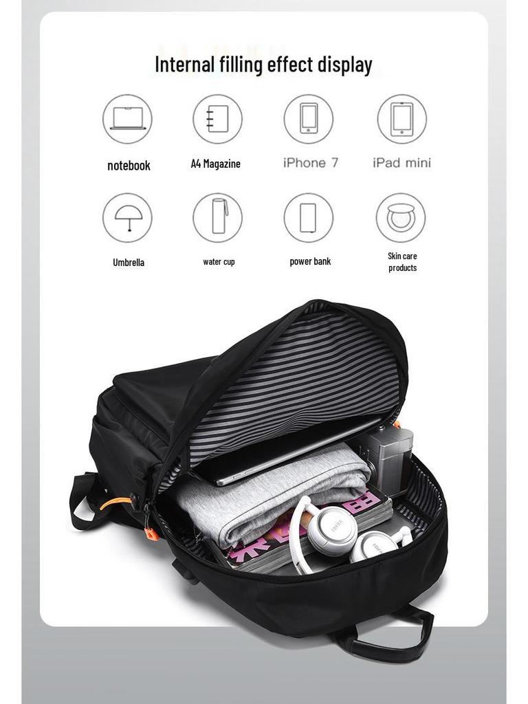 Men's Versatile Casual Backpack for Students and Travel