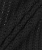 SAINT LAURENT Logo Patch Knit Scarf - Black / 7991463Yr611000