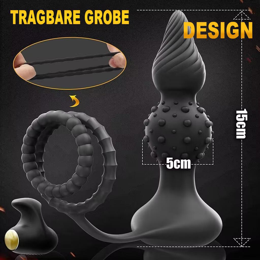 Erwachsene Spiele Butt Plug Prostata Massagegerät Sex Masturbation Cup Sexspielzeug 18