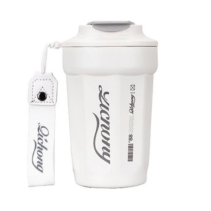 

Accompanying cup 316 stainless steel thermal insulation and cold coffee cup outdoor high-value male and female students gift water cup 480ML [Cup Body Can Print Logo]