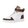 Lv Boombox High Top Sneakers White Women's 1A87Q2