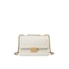 2025 New Women's Genuine Leather Bag Crossbody Bag Versatile High-end Chain Small Bag Single Shoulder Small Square Bag
